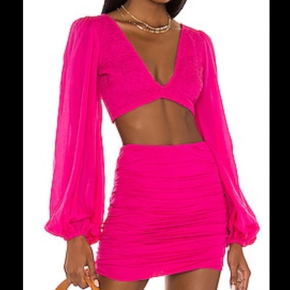 Indah Set in Hot Pink